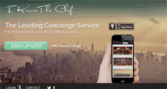 Desktop Screenshot of iknowthechef.com